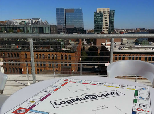 LogMeIn Rooftop Table Art